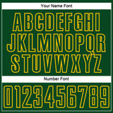 Custom Green Yellow Splash Sublimation Soccer Uniform Jersey