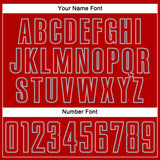 Custom Red Gray Splash Sublimation Soccer Uniform Jersey