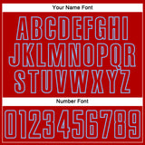 Custom Red Light Blue Splash Sublimation Soccer Uniform Jersey