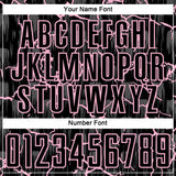 Custom Black Light Pink Lightning Sublimation Soccer Uniform Jersey