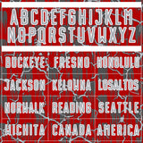 Custom Red Gray-White Lightning Sublimation Soccer Uniform Jersey