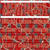 Custom Red Cream Lightning Sublimation Soccer Uniform Jersey