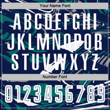 Custom Figure White Navy-Teal Fluid Art Splash Sublimation Soccer Uniform Jersey