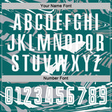 Custom Figure White Teal-Gray Fluid Art Splash Sublimation Soccer Uniform Jersey