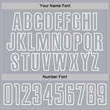 Custom Red Gray-White Geometric Shape Sublimation Soccer Uniform Jersey