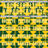 Custom Green Yellow-White Geometric Shapes Sports Sublimation Soccer Uniform Jersey