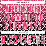 Custom Neon Pink Black-White Lightning Sports Sublimation Soccer Uniform Jersey
