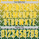 Custom Yellow Green-White Lightning Sports Sublimation Soccer Uniform Jersey