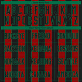 Custom Black Red-Kelly Green Pinstripe Line Sports Sublimation Soccer Uniform Jersey