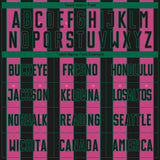 Custom Black Pink-Kelly Green Pinstripe Line Sports Sublimation Soccer Uniform Jersey