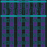 Custom Black Purple-Teal Pinstripe Line Sports Sublimation Soccer Uniform Jersey