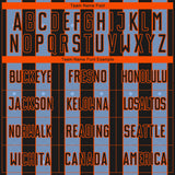 Custom Black Light Blue-Orange Pinstripe Line Sports Sublimation Soccer Uniform Jersey