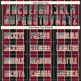 Custom Black Vintage USA Flag Crimson-Cream Pinstripe Line Sports Sublimation Soccer Uniform Jersey