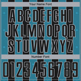 Custom Black Panther Blue-Gray Pinstripe Line Sports Sublimation Soccer Uniform Jersey