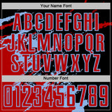 Custom Black Red-Light Blue Abstract Fragment Art Splash Sports Sublimation Soccer Uniform Jersey