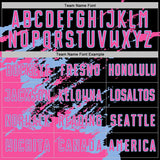 Custom Black Pink-Light Blue Abstract Fragment Art Splash Sports Sublimation Soccer Uniform Jersey