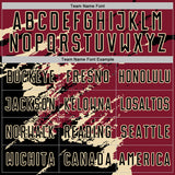 Custom Crimson Black-Cream Abstract Fragment Art Splash Sports Sublimation Soccer Uniform Jersey