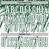 Custom White Green Splash Sports Sublimation Soccer Uniform Jersey