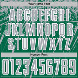 Custom Kelly Green Gray-White Splash Sports Sublimation Soccer Uniform Jersey