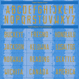 Custom Light Blue Old Gold-Powder Blue Argentina Stripes Sports Sublimation Soccer Uniform Jersey