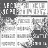 Custom White Steel Gray Abstract Brush Stroke Sports Sublimation Soccer Uniform Jersey