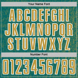 Custom Teal Old Gold-White Abstract Scribble Curve Line Pattern Sports Sublimation Soccer Uniform Jersey
