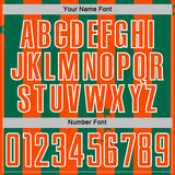 Custom Kelly Green Orange-White Stars And Stripes Sports Sublimation Soccer Uniform Jersey