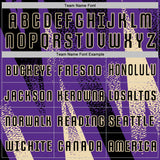 Custom Purple Black-Cream Radial Burst Sports Sublimation Soccer Uniform Jersey