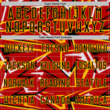 Custom Red Black Gold-White Abstract Geometric Stripes Sports Sublimation Soccer Uniform Jersey