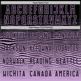 Custom Black Light Purple Gradient Wave Line Sports Sublimation Soccer Uniform Jersey