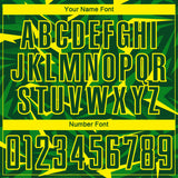 Custom Green Light Yellow-Grass Green Cyber Mecha E-sport Geometric Shards Spike Sublimation Soccer Uniform Jersey