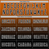 Custom Bay Orange Black-White Fade Fashion Sublimation Soccer Uniform Jersey