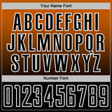 Custom Bay Orange Black-White Fade Fashion Sublimation Soccer Uniform Jersey