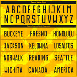 Custom Gold Black-Light Yellow Colombia Brush Stroke Sublimation Soccer Uniform Jersey