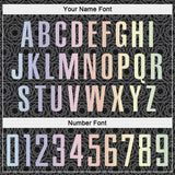 Custom Black Gradient-Steel Gray Colombia Geometric Interlocking Pattern Sublimation Soccer Uniform Jersey