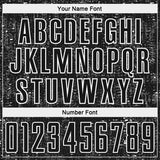 Custom Black Steel Gray-White France Speckle Sublimation Soccer Uniform Jersey