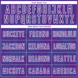 Custom Purple Teal-White Curve Lines Sublimation Soccer Uniform Jersey
