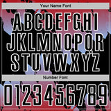 Custom Red Black Light Blue-White Gradient Splash Sublimation Soccer Uniform Jersey