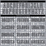 Custom Gray Black-White Digital Geometric Fragment Speckles Sublimation Soccer Uniform Jersey