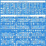 Custom Powder Blue White Digital Geometric Fragment Speckles Sublimation Soccer Uniform Jersey