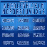 Custom Powder Blue Royal-White Brasil Spray Gradient Sublimation Soccer Uniform Jersey