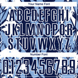 Custom Navy Light Blue-White Geometric Shard Grunge Splash Sublimation Soccer Uniform Jersey