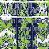 Custom Navy Neon Green-White Geometric Shard Grunge Splash Sublimation Soccer Uniform Jersey