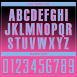 Custom Black Light Blue-Pink Gradient Style Twinkle Star Sublimation Soccer Uniform Jersey