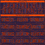 Custom Navy-Orange Abstract Wave Lines Interlocking Sublimation Soccer Uniform Jersey