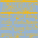 Custom Light Blue-Gold Abstract Fluid Marble Sublimation Soccer Uniform Jersey