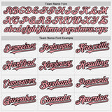 Custom White Black Pinstripe Medium Pink Two-Button Unisex Softball Jersey