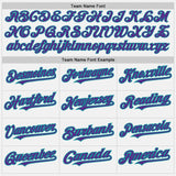 Custom White Teal Pinstripe Purple Two-Button Unisex Softball Jersey