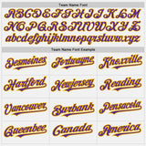 Custom White Gold Pinstripe Purple Two-Button Unisex Softball Jersey