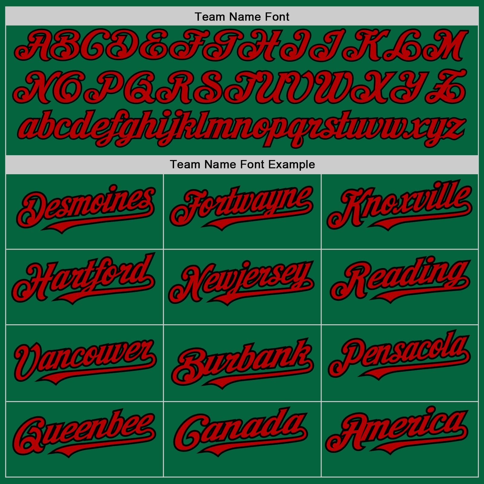 Custom Kelly Green Black Pinstripe Red Two-Button Unisex Softball Jersey